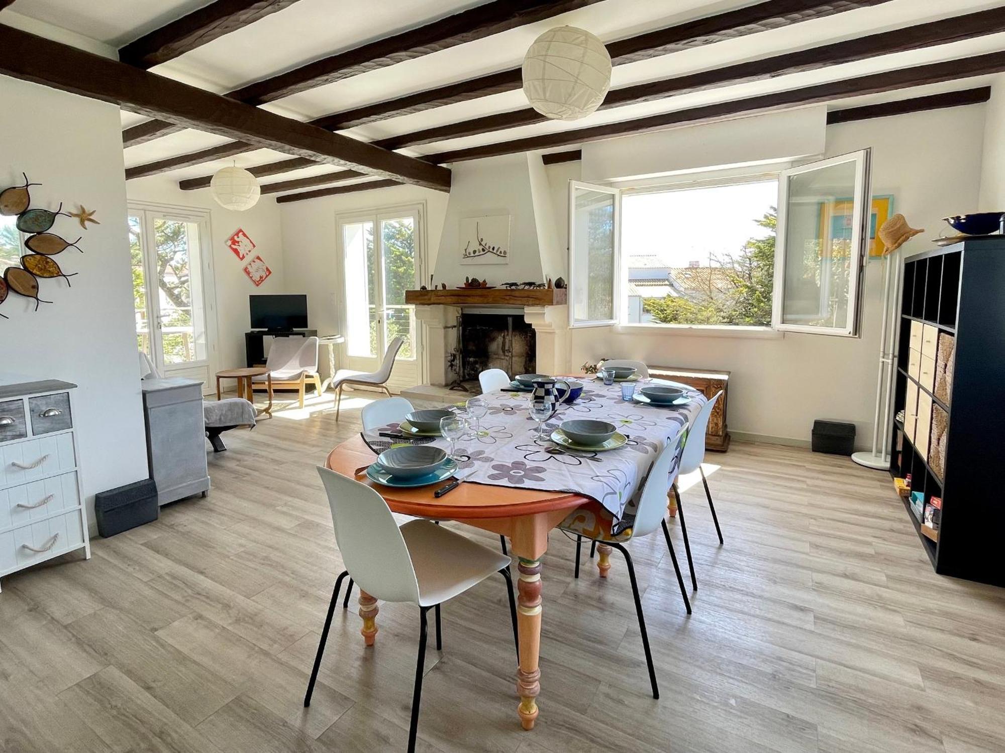 Maison Familiale Au Calme, Proche Plage, 9 Couchages, Terrasses, Wifi, Garage Velo - Bretignolles-Sur-Mer - Fr-1-231-203 エクステリア 写真