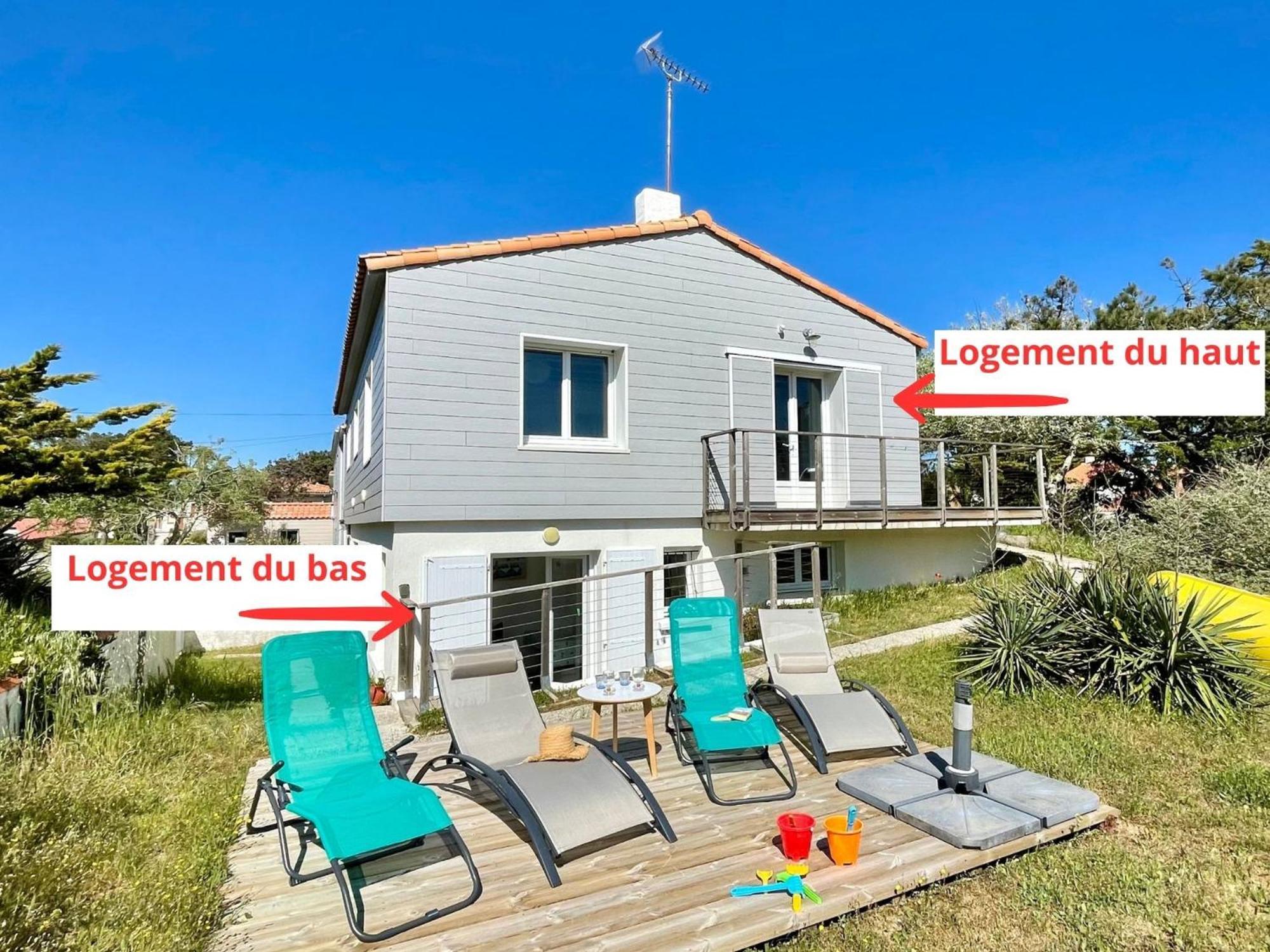 Maison Familiale Au Calme, Proche Plage, 9 Couchages, Terrasses, Wifi, Garage Velo - Bretignolles-Sur-Mer - Fr-1-231-203 エクステリア 写真